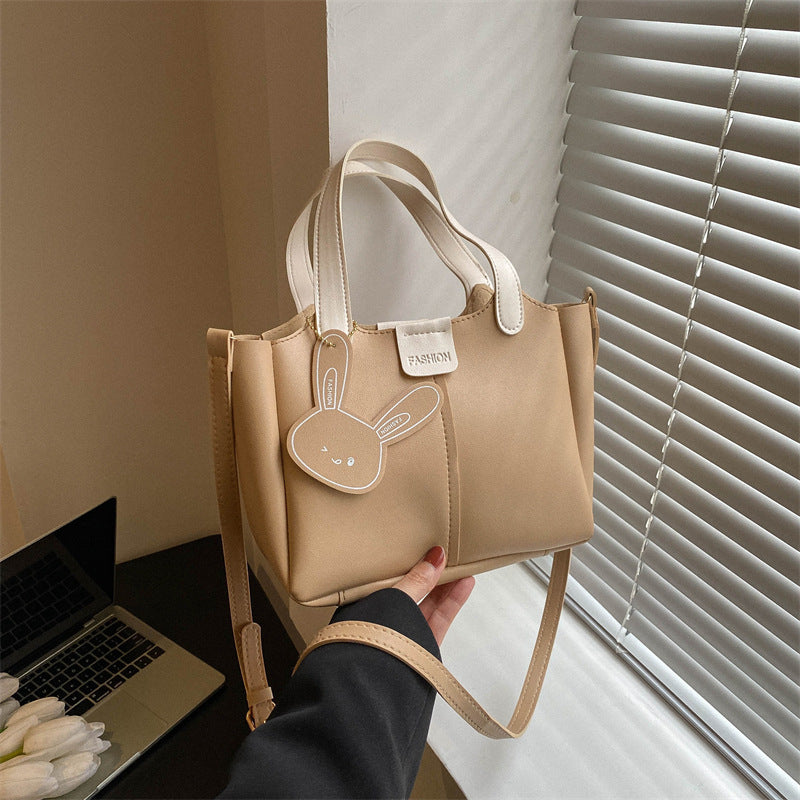 Structured Faux Leather Handbag Acalora
