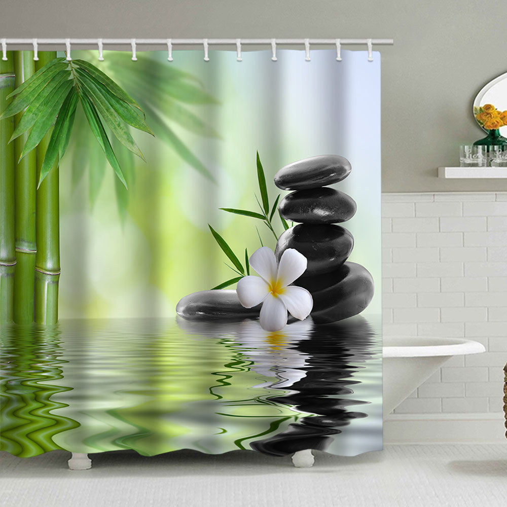 Tranquil Zen Nature Shower Curtain