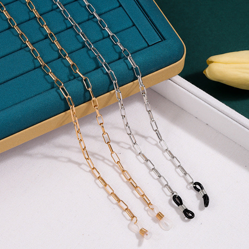 Elegant Pearl Eyewear Holder Chain Acalora