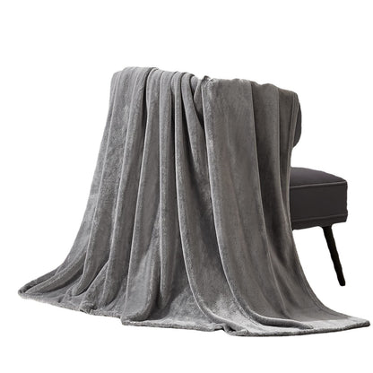 Ladies luxurious fleece blanket with soft texture Kalsten
