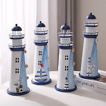 Nautical Lighthouse Figurine Set