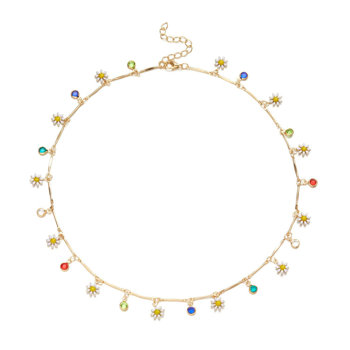 Heart Charm Statement Necklace Acalora