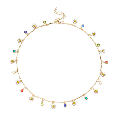 Heart Charm Statement Necklace Acalora