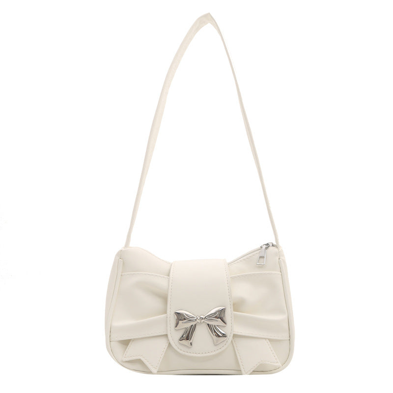 Elegant Bow Accent Shoulder Bag Acalora