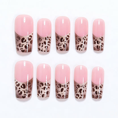 Artistic Animal Print Press-On Nail Extensions Acalora