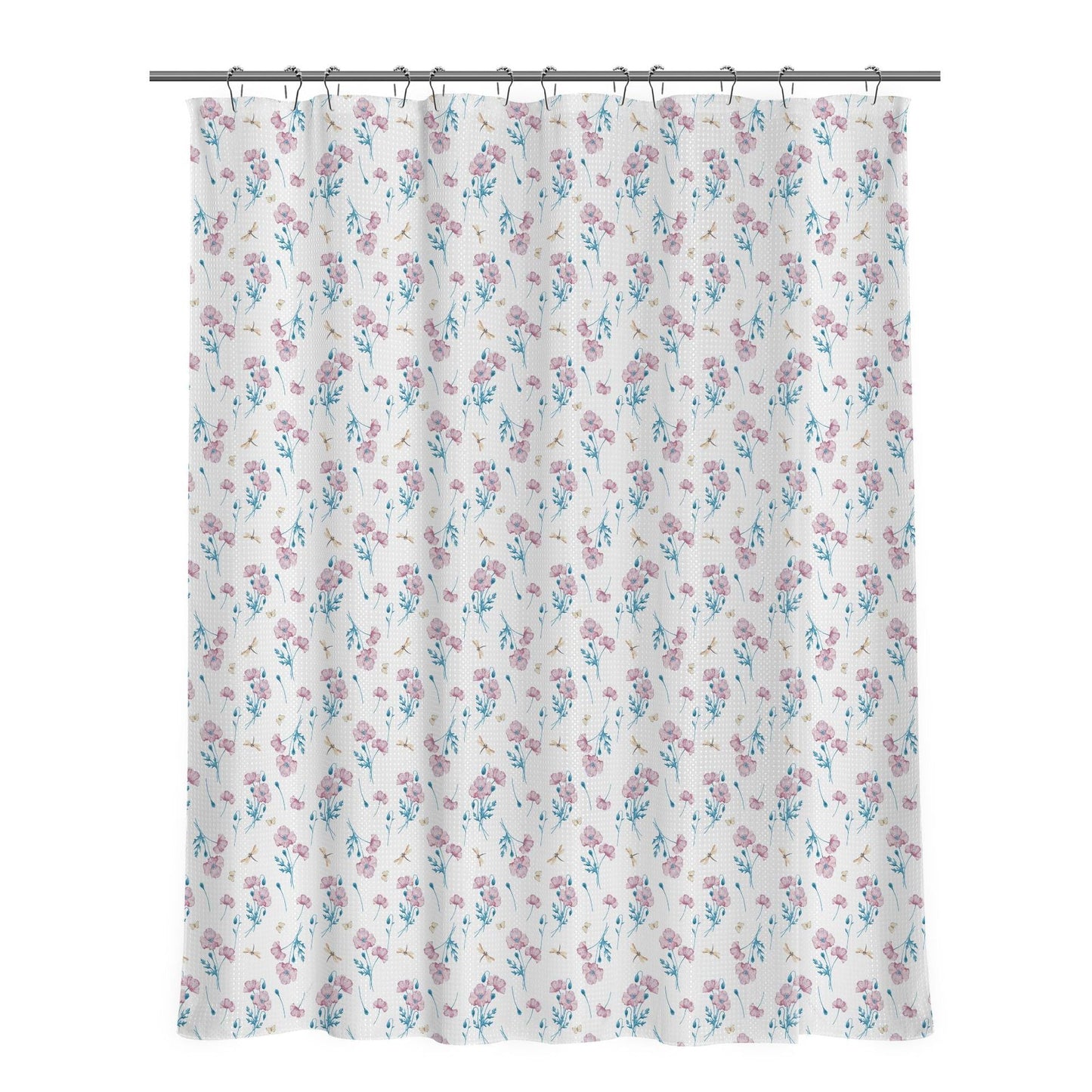 Floral Patterned Shower Curtain