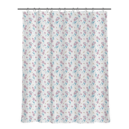 Floral Patterned Shower Curtain