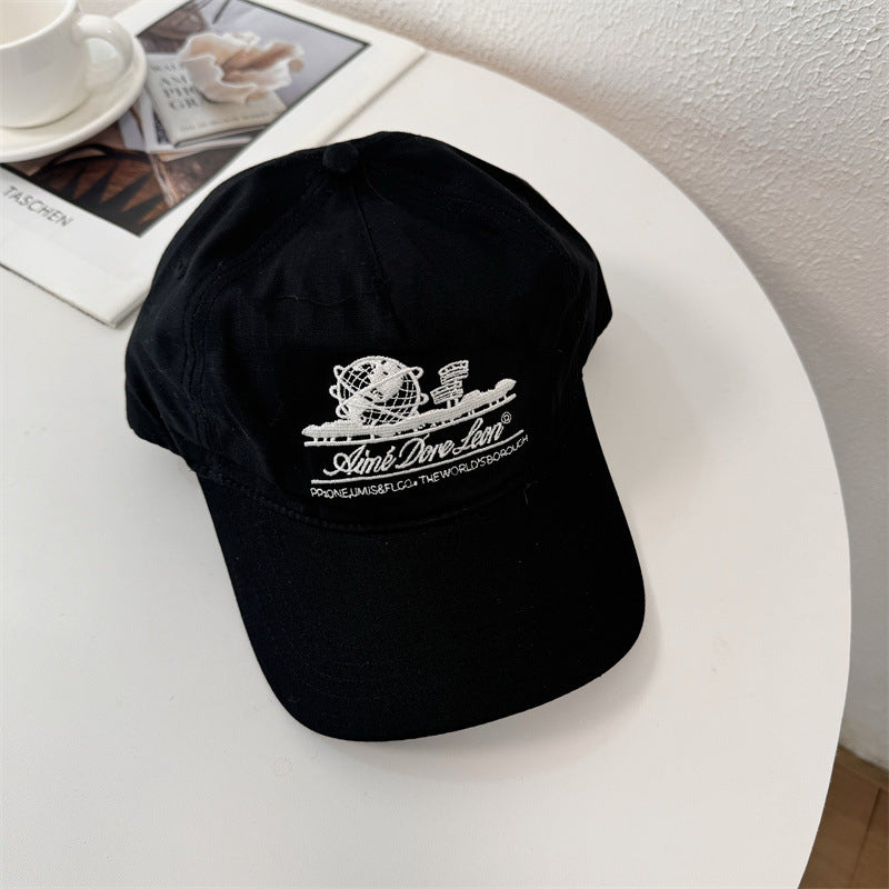 Men's Embroidered Graphic Baseball Cap Bowlift