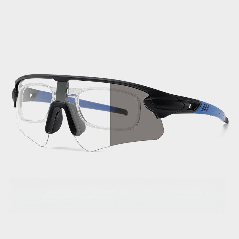 Unisex sporty high-performance sunglasses with aerodynamic design and adjustable nose pad Bowlift