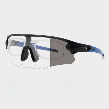 Unisex sporty high-performance sunglasses with aerodynamic design and adjustable nose pad Bowlift