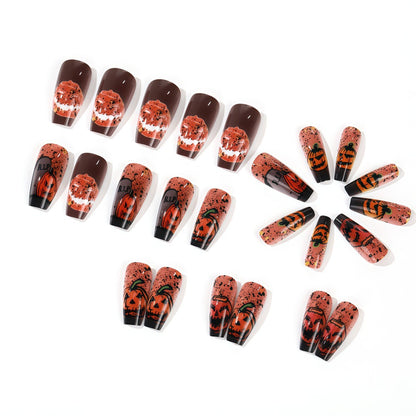 Halloween-themed artificial nails Acalora