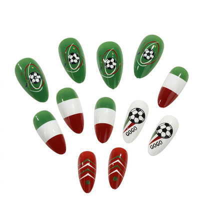 Sporty Football Art Nails Acalora