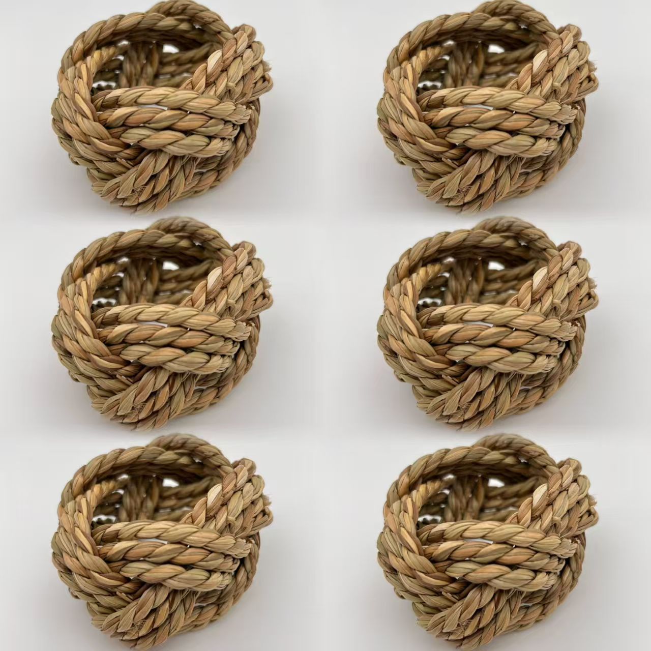Handcrafted natural fiber storage basket Acalora