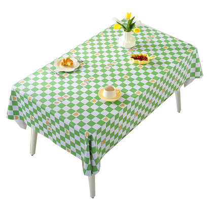 Checkered Pattern Tablecloth