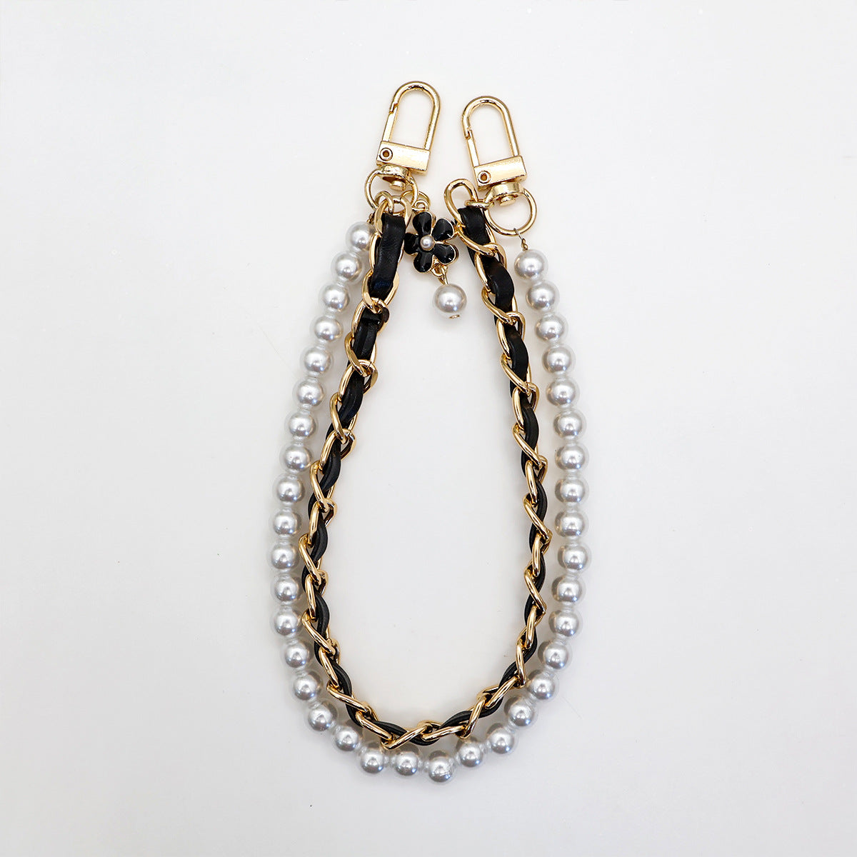 Stylish Pearl-Embellished Eyewear Chain Acalora