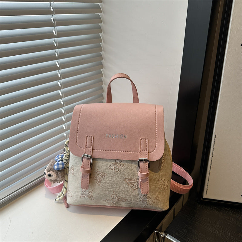 Stylish Butterfly Pattern Mini Backpack Acalora