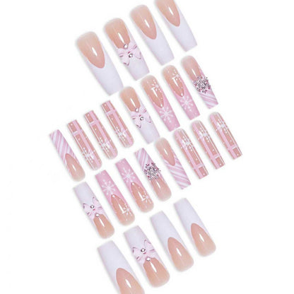 Glamorous Holiday Press-On Nail Set Acalora