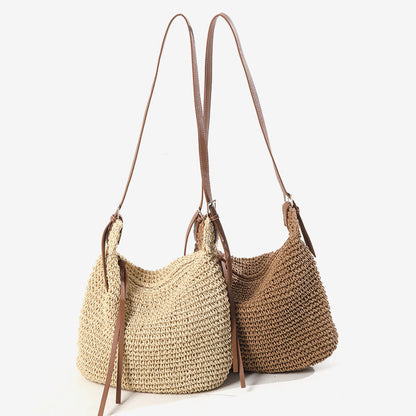 Women's Handbag made of braided cotton with comfortable shoulder strap Karnz