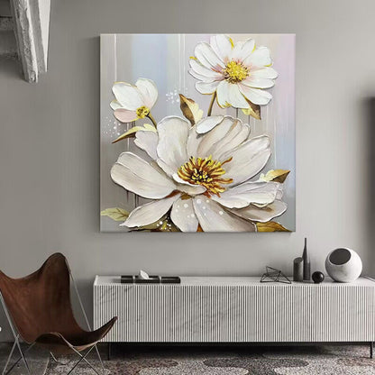 Elegant Floral Canvas Art