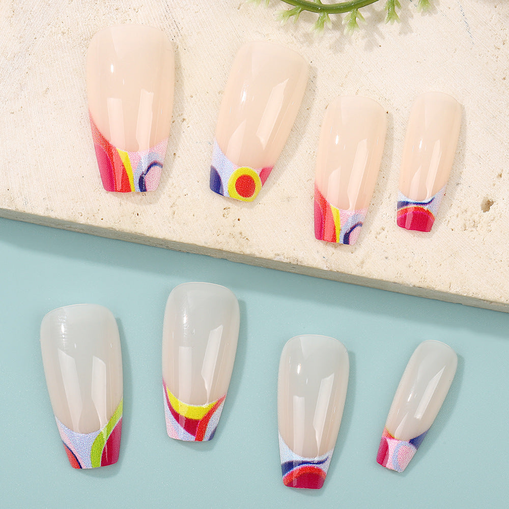 Creative and colorful nail art Acalora