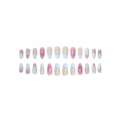 Premium Floral Art Press-On Nail Set Acalora