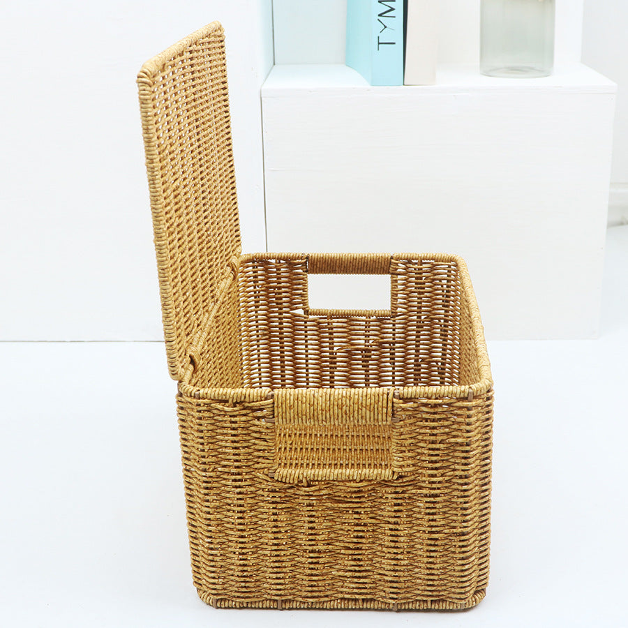 Rectangular Woven Storage Box Acalora
