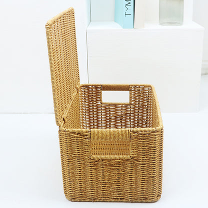 Rectangular Woven Storage Box Acalora