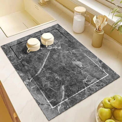 Abstract Geometric Kitchen Mat Acalora