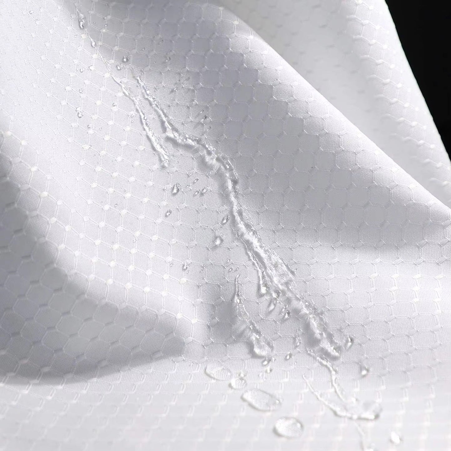 Textured Waterproof Shower Curtain