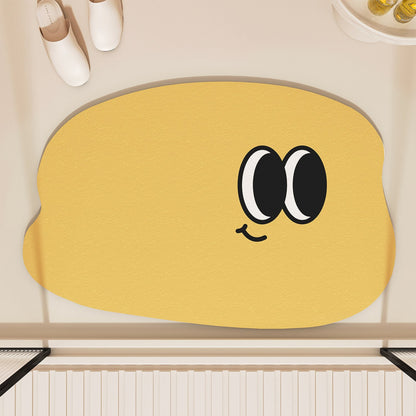 Playful Cloud-Shaped Bath Mat