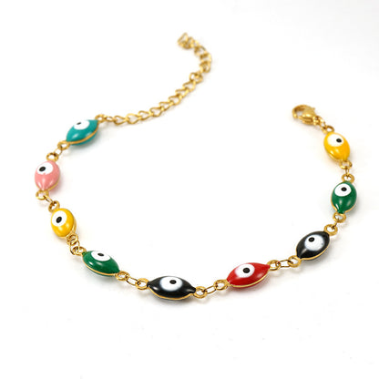 Colorful Evil Eye Bracelet Acalora