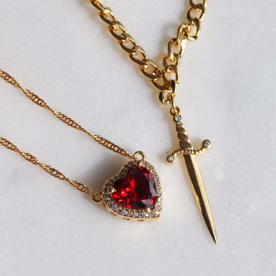 BowLift | Prince & Princess Couples Necklace Set