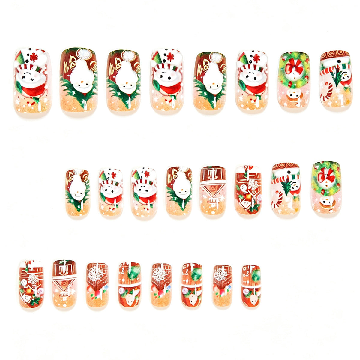 Holiday-Themed Nail Art Set Acalora