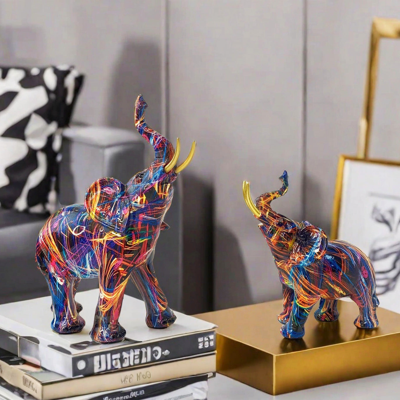 Artistic Elephant Figure Acalora