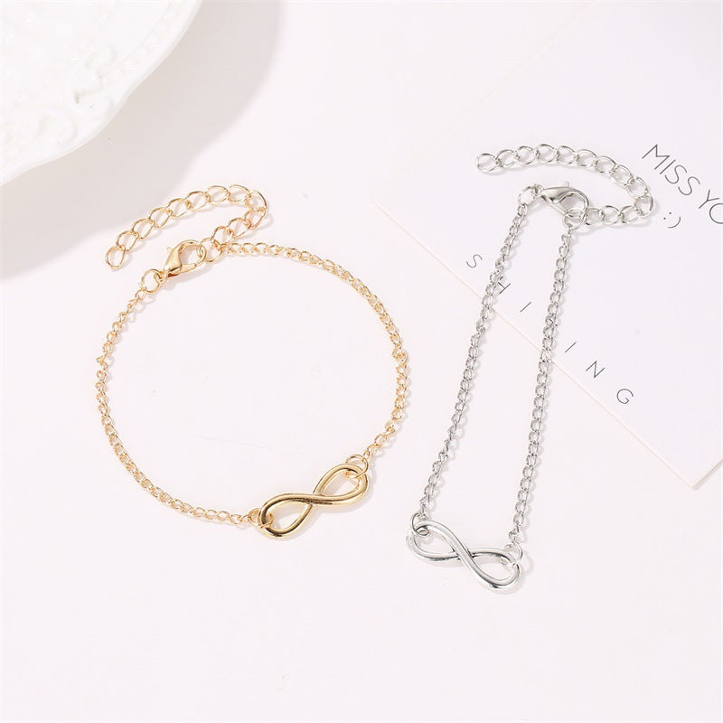 Infinity Symbol Chain Bracelet Acalora