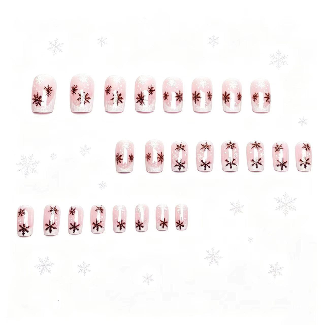 Winter-Themed Nail Art Set Acalora