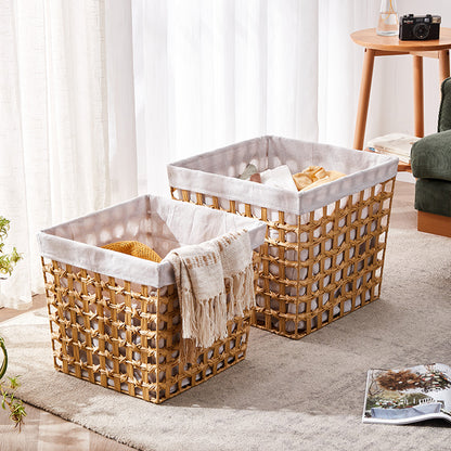 Natural Fiber Decorative Storage Baskets Acalora