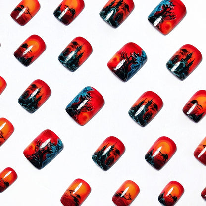 Artistic Halloween Nail Art Acalora