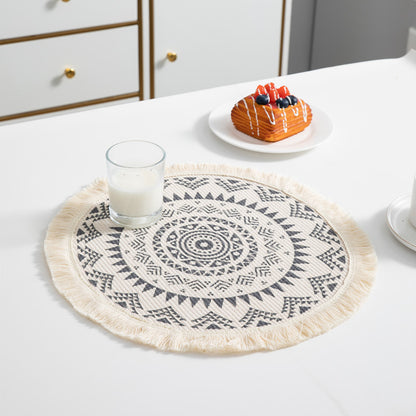 Round Bohemian Decor Table Mat