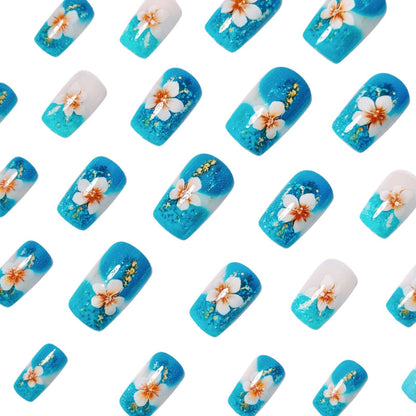 Floral 3D Nail Art Acalora
