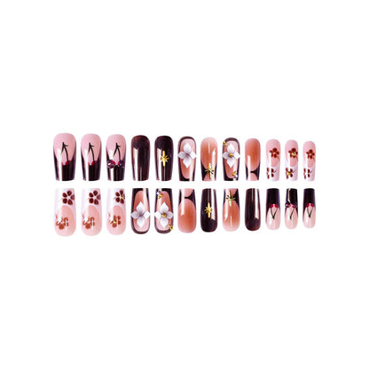 Decorative Long Acrylic Nail Art Acalora