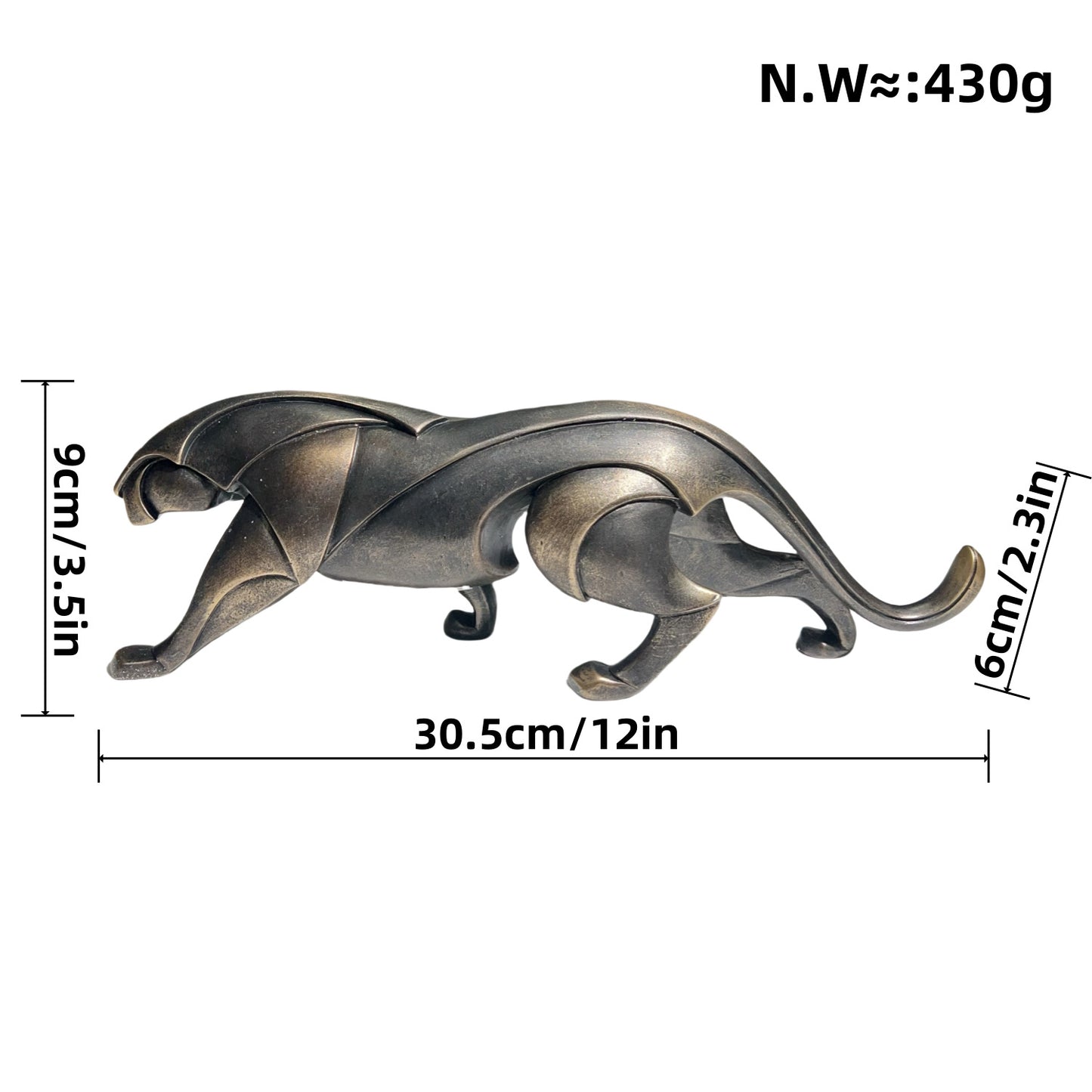 Artistic Panther Sculpture Acalora