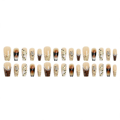 Artificial nail set with unique design Acalora