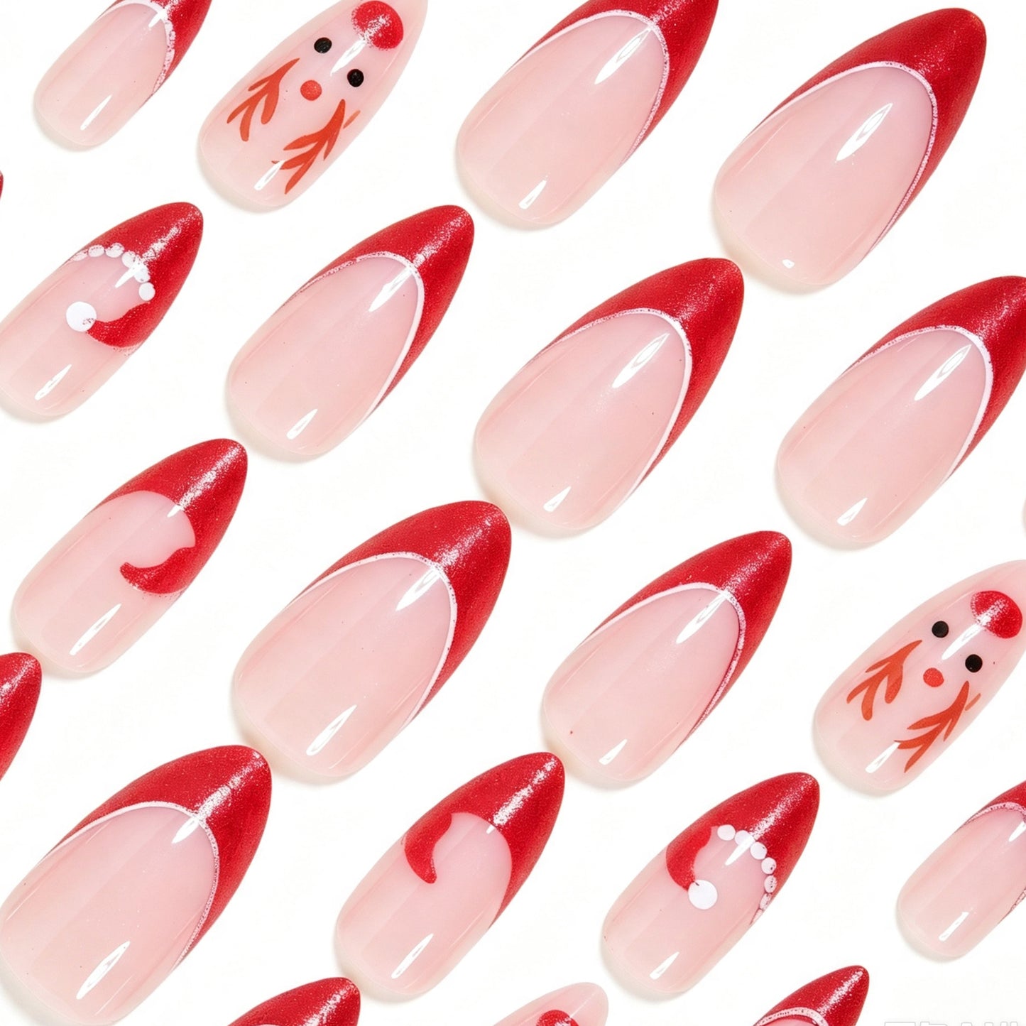 Creative Holiday-Themed Nail Art Set Acalora