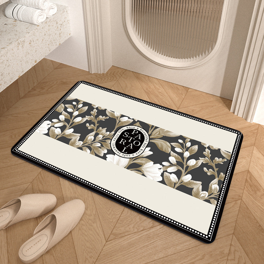 Decorative Motivational Bath Mat Acalora