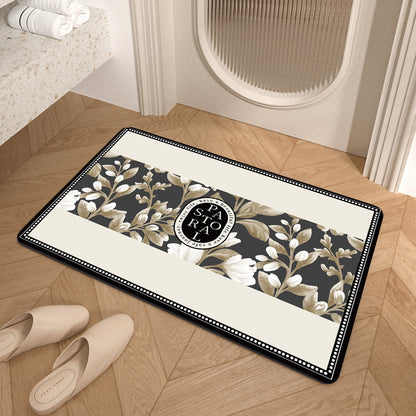 Decorative Motivational Bath Mat Acalora