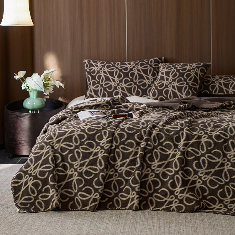 Decorative Flannel Bedspread