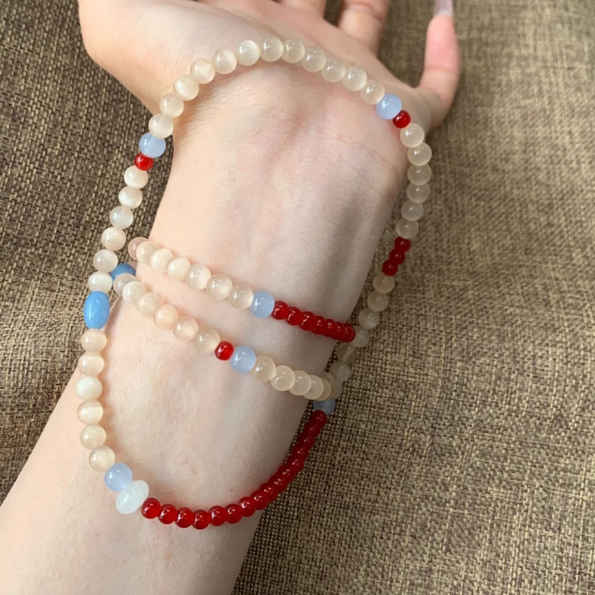 Handmade Gemstone Stretch Bracelet Acalora