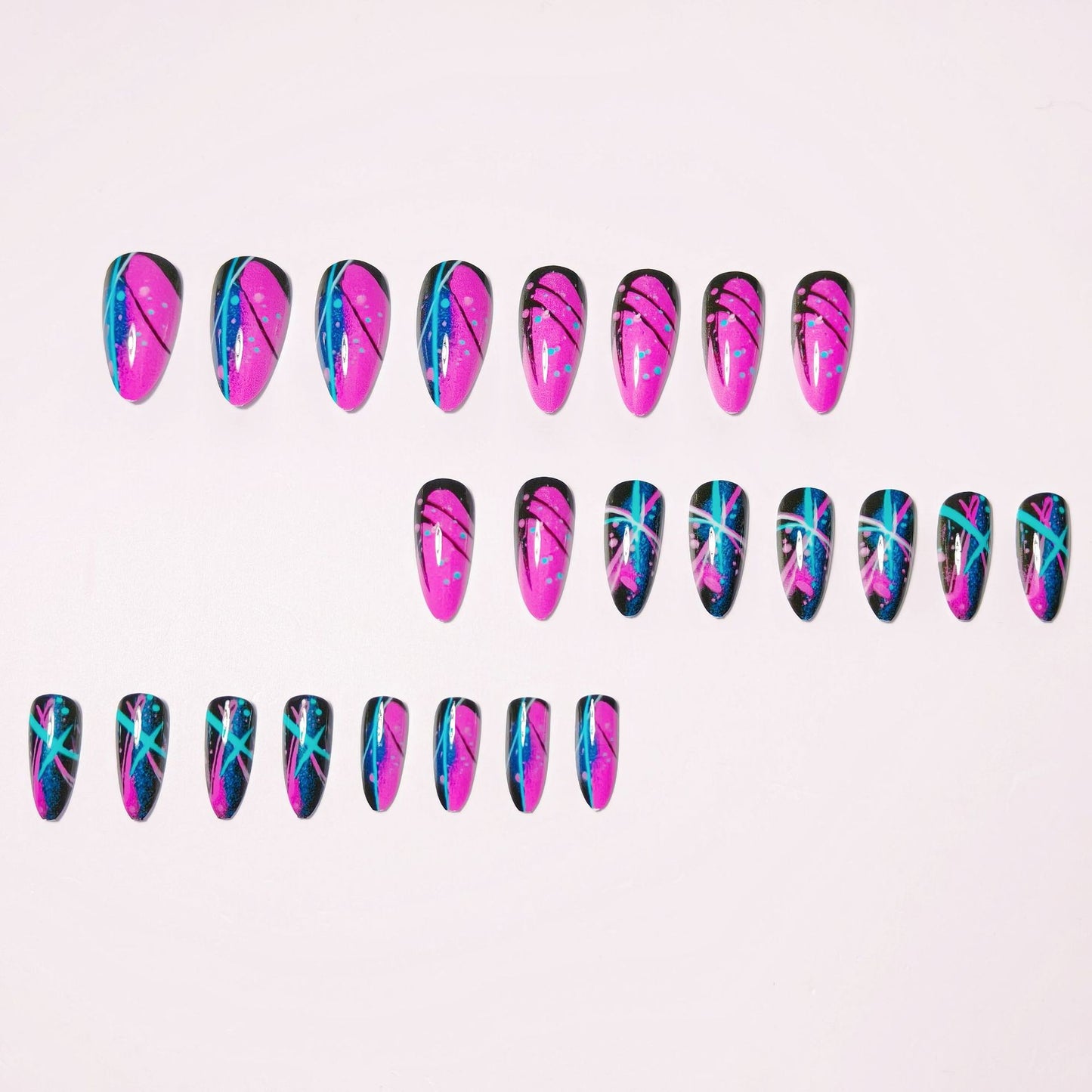 Creative Abstract Nail Art Acalora