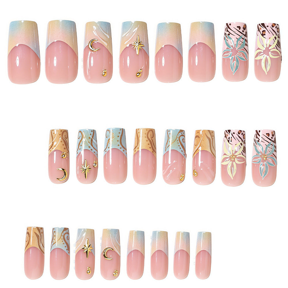 Elegant Press-On Nail Art Set Acalora
